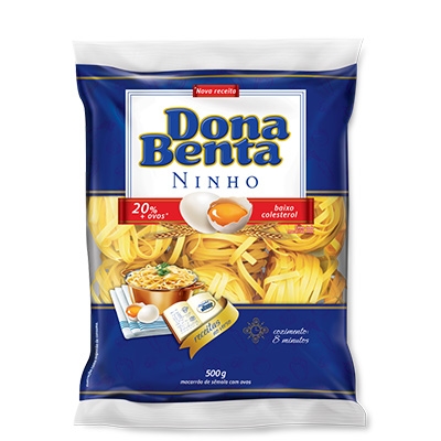 Macarrão Ninho Ovos Dona Benta 500grs - 16 uni.