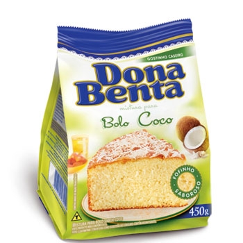 Mistura para Bolo Coco Dona Benta 450grs - 12 uni.