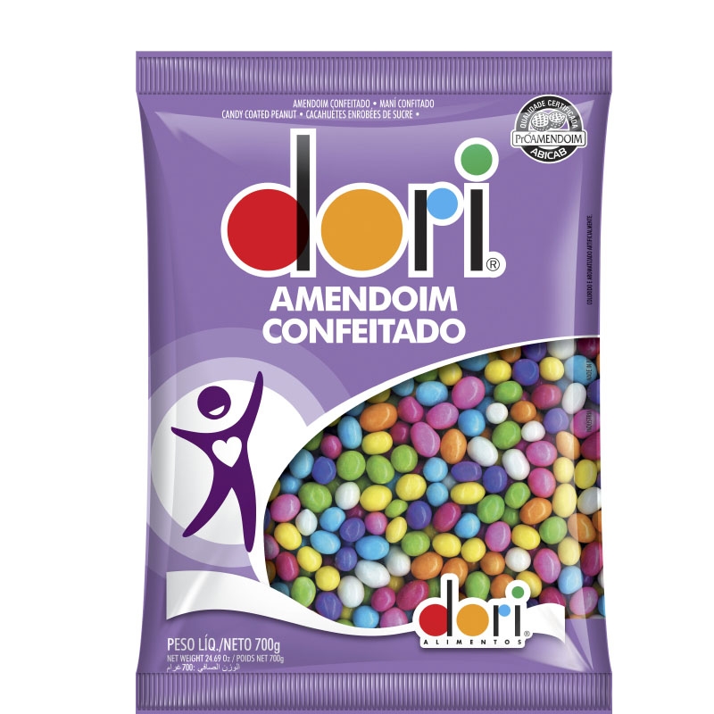 Amendoim Dori Colorido 700 grs