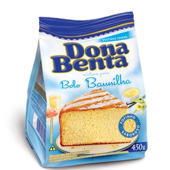 Mistura para Bolo Baunilha Dona Benta 450grs - 12 uni.
