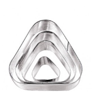 Jogo de Cortador de Esfiha Inox 9169 Doupan - 4 Peças