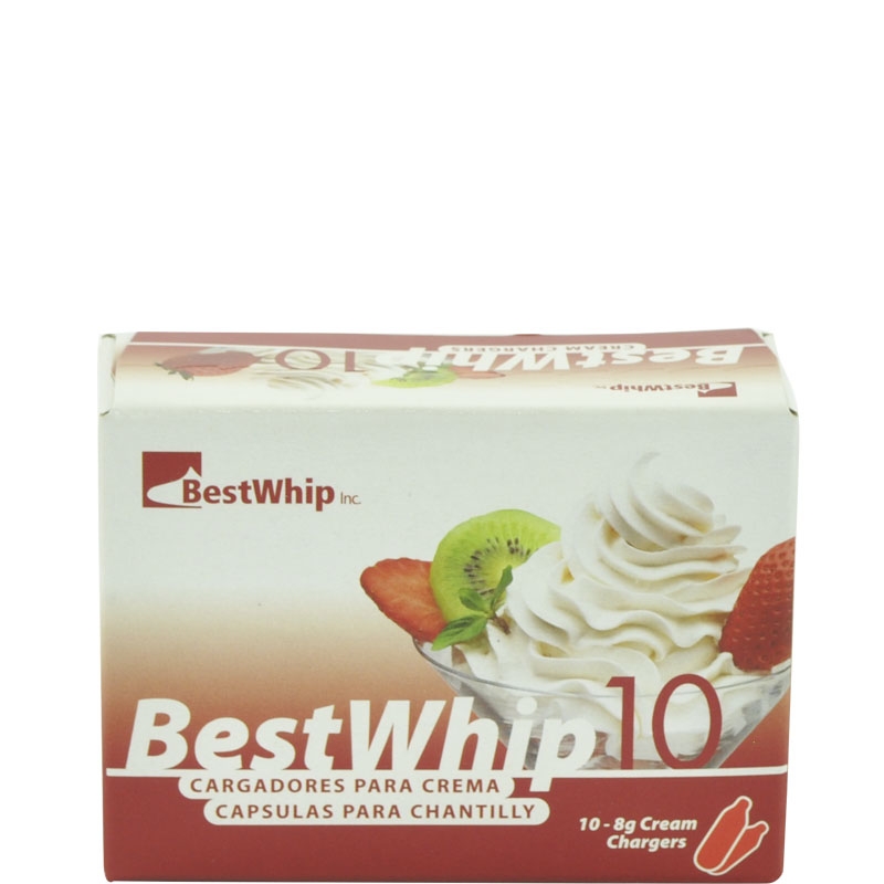 Gás p/ Garrafa de Chantilly 10 uni.