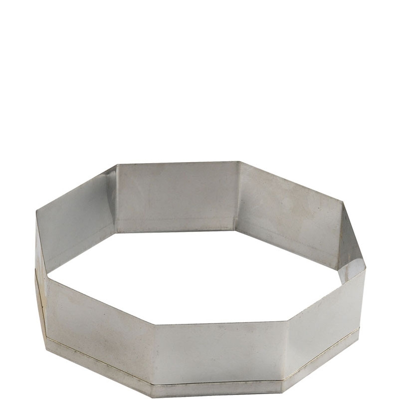 Aro Cortador Oitavado Inox 14 x 5 cm Doupan