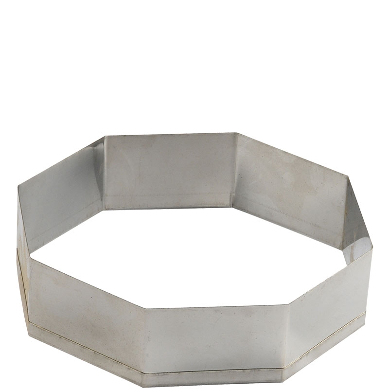 Aro Cortador Oitavado Inox 20 x 5 cm Doupan