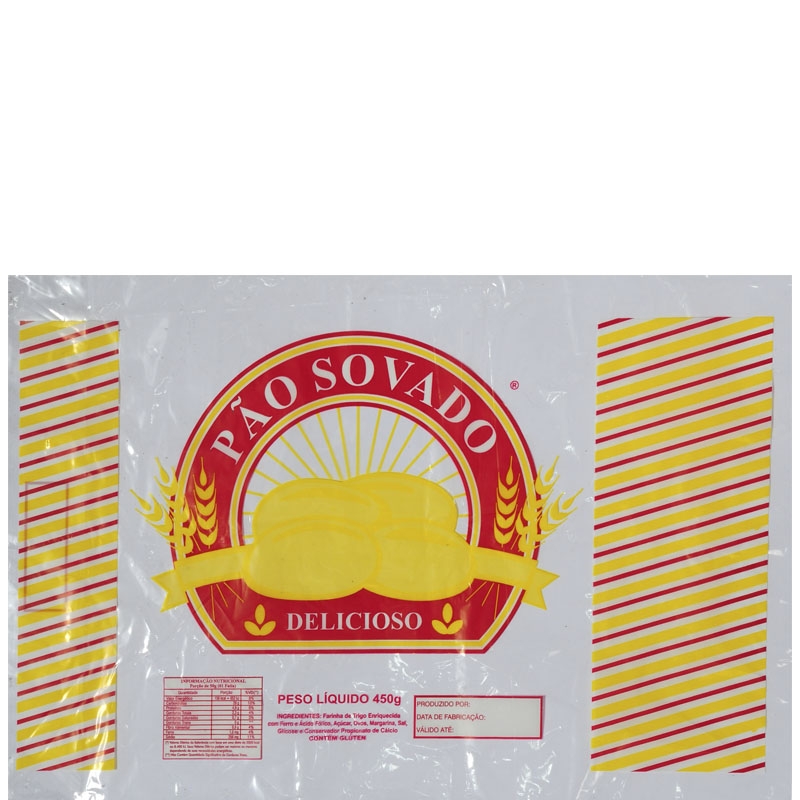 Embalagem Pão Sovado 25/44/04 100 uni.