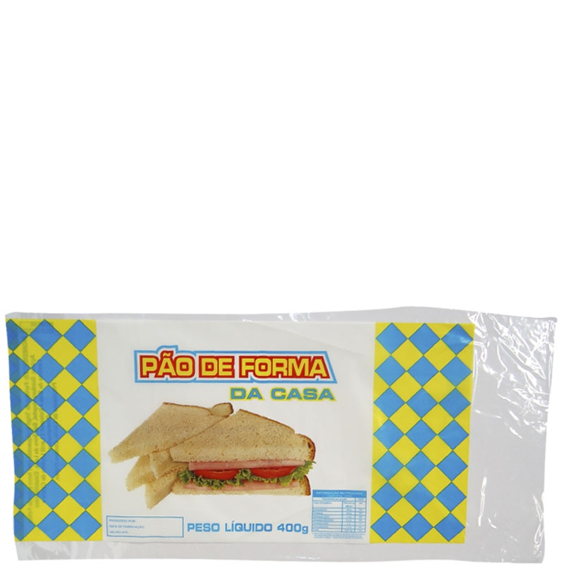 Embalagem Pão de Forma 22/44/04 100 uni.