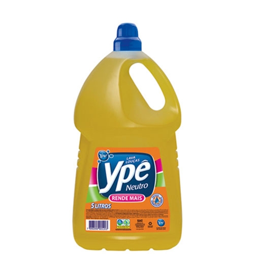 Detergente Liq Ypê Neutro - Galão 5 litros