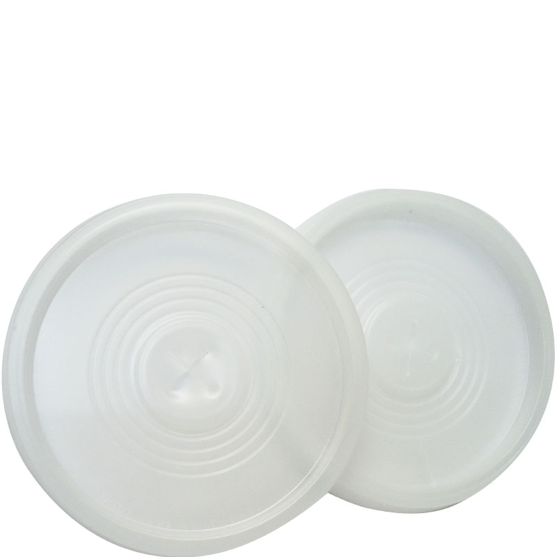 Tampa de Plástico Furada TC-440 p/ Milk Shake Copaza - Pacote 50 uni.