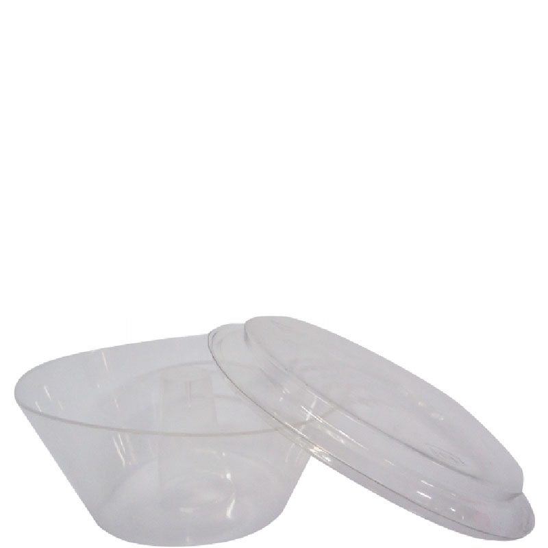 Conjunto Forma PP Pudim c/ Tampa 18 cm - 5 uni. PW53