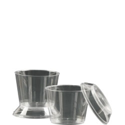Taça de Acrílico p/ Mousse PW 1P 10 x 180ml - 10 uni.