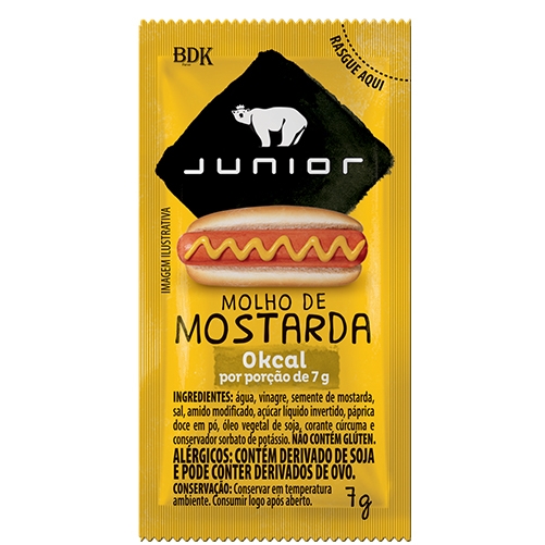 Sachet Mostarda Junior 208 uni. de grs