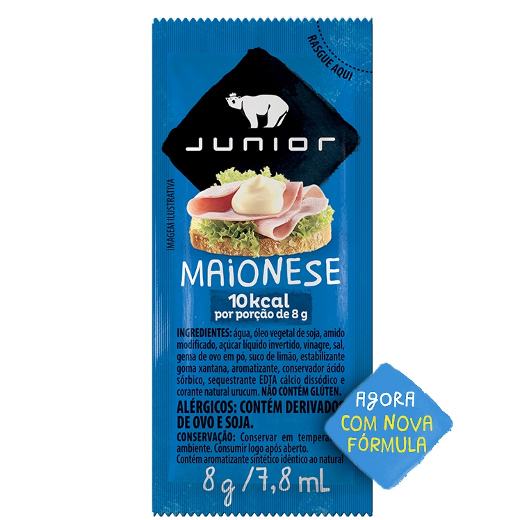Sachet Maionese Junior 208 uni. de 8 grs		