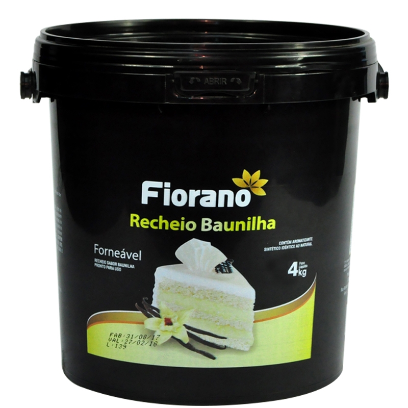 Recheio Forneavel de Baunilha Fiorano - 4kg