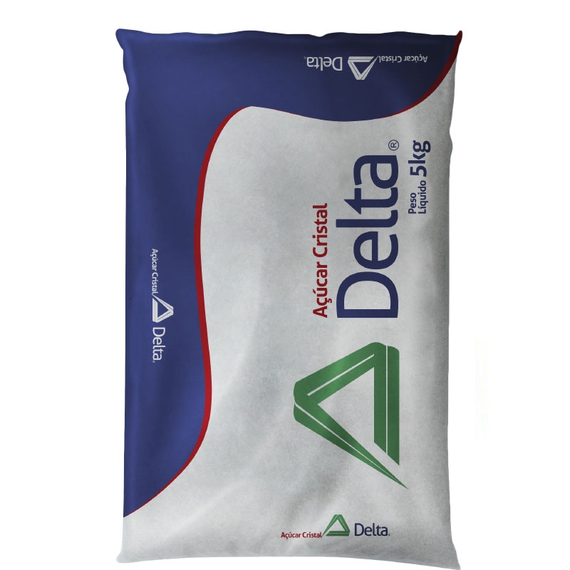 Açúcar Cristal Delta - 6 uni. de 5Kg