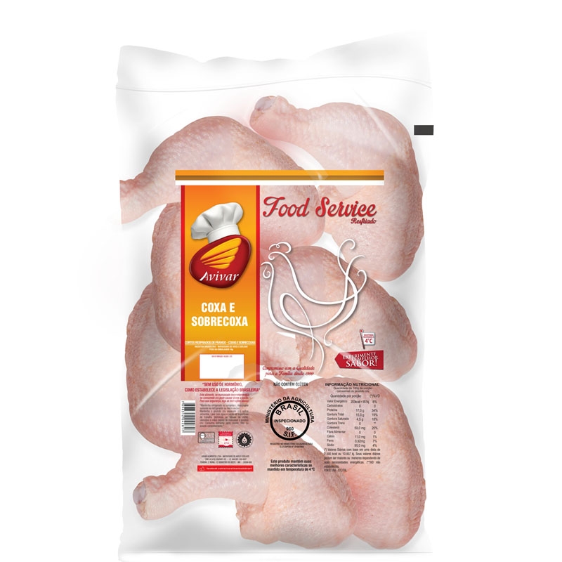 Frango c/ Sobrecoxa Avivar 5 Kg