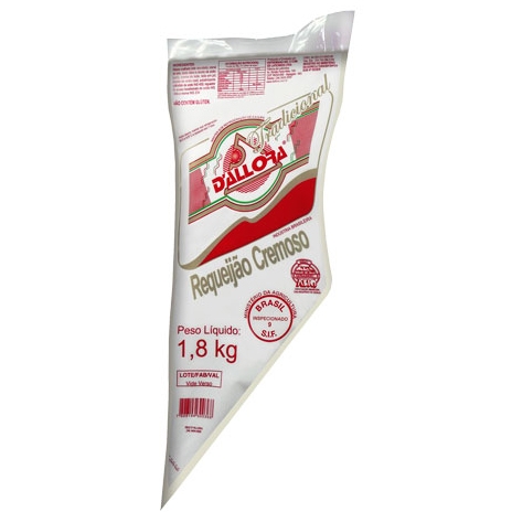 Requeijão Cremoso Dallora Bag - 1,8 kg