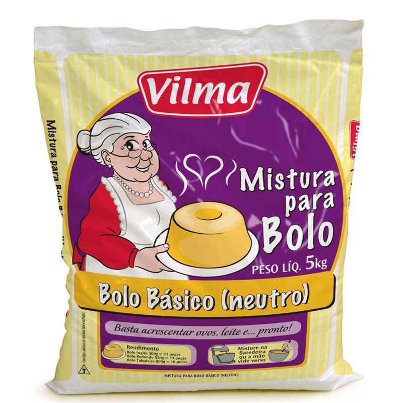 Mistura para Bolo Vilma Neutro 5Kg