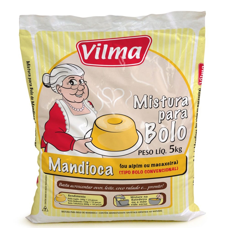 Mistura para Bolo Vilma Sabor Aipim 5Kg