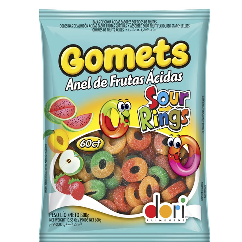 Dori Goma Anel de Frutas 600 grs