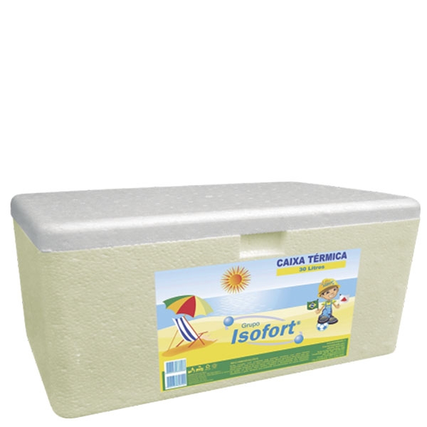 Caixa Térmica Isopor Isofort 30 L