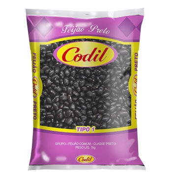 Feijão Preto Codil 1kg - 10 uni.
