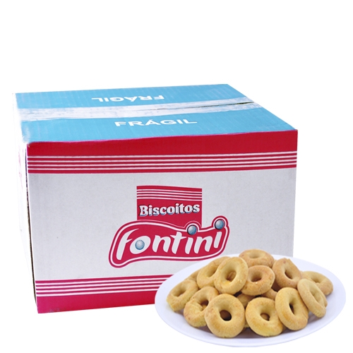 Biscoitos Amanteigados Rosca de Milho Fontini 2 Kg