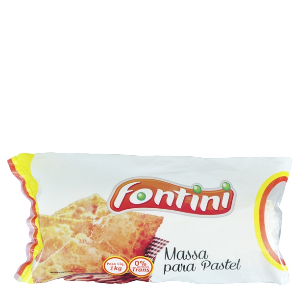 Massa De Pastel Rolo Fontini - 4 uni. de 1 Kg 			